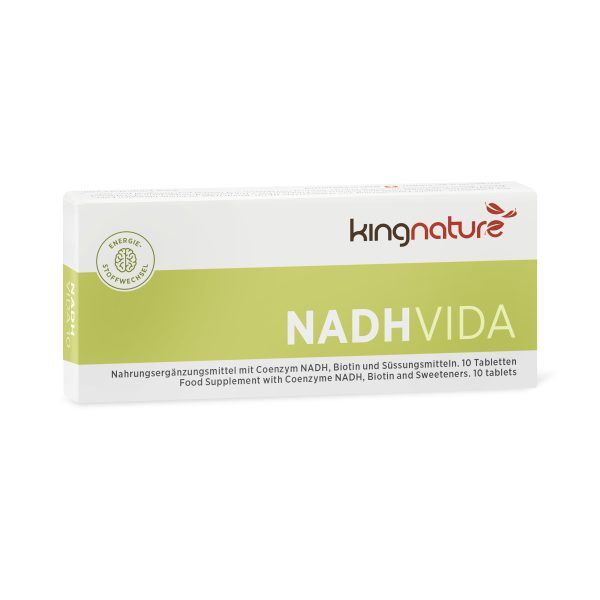 NADH 10 front copy NADH Vida Packung von kingnature